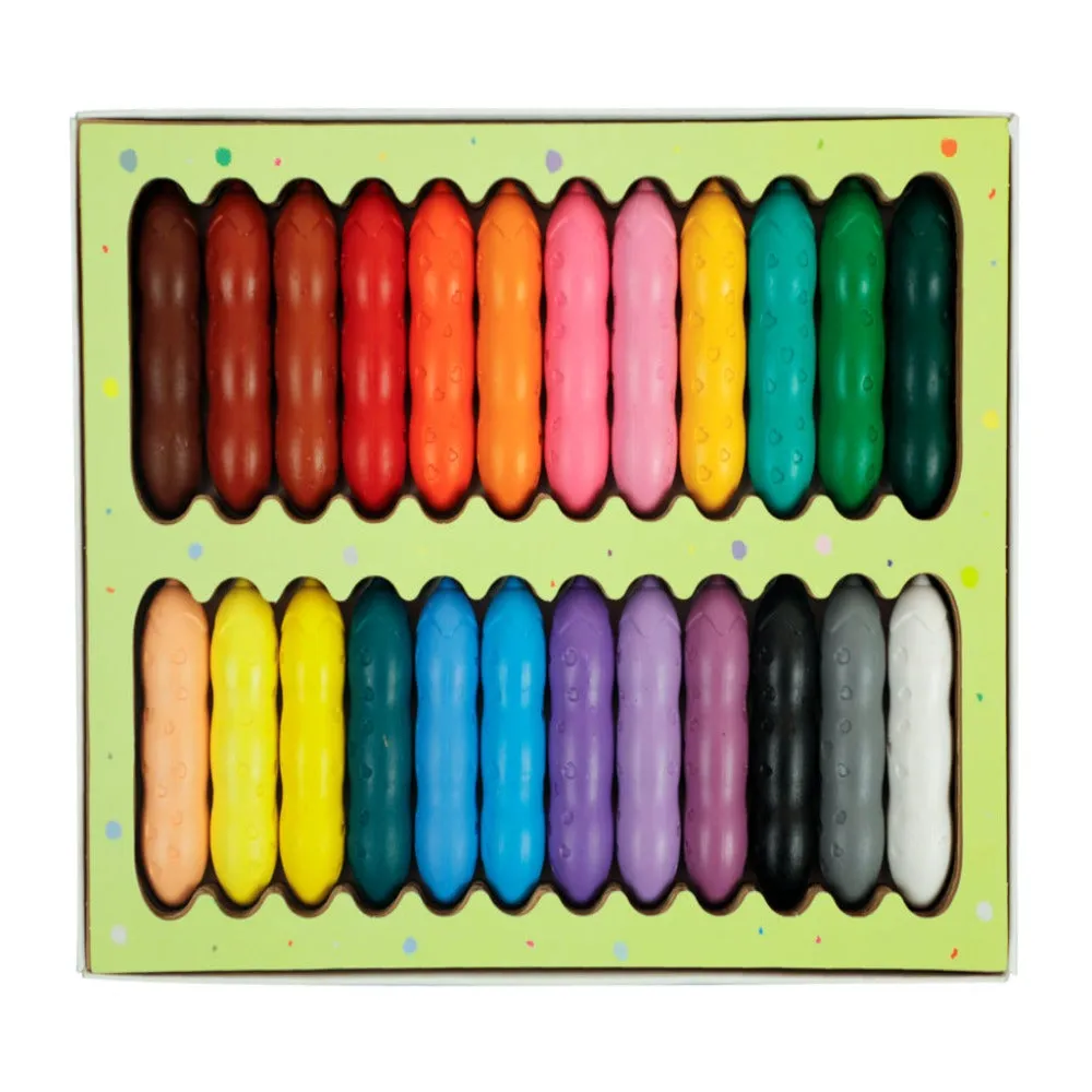 Avenir Happy Pea Pod Crayons