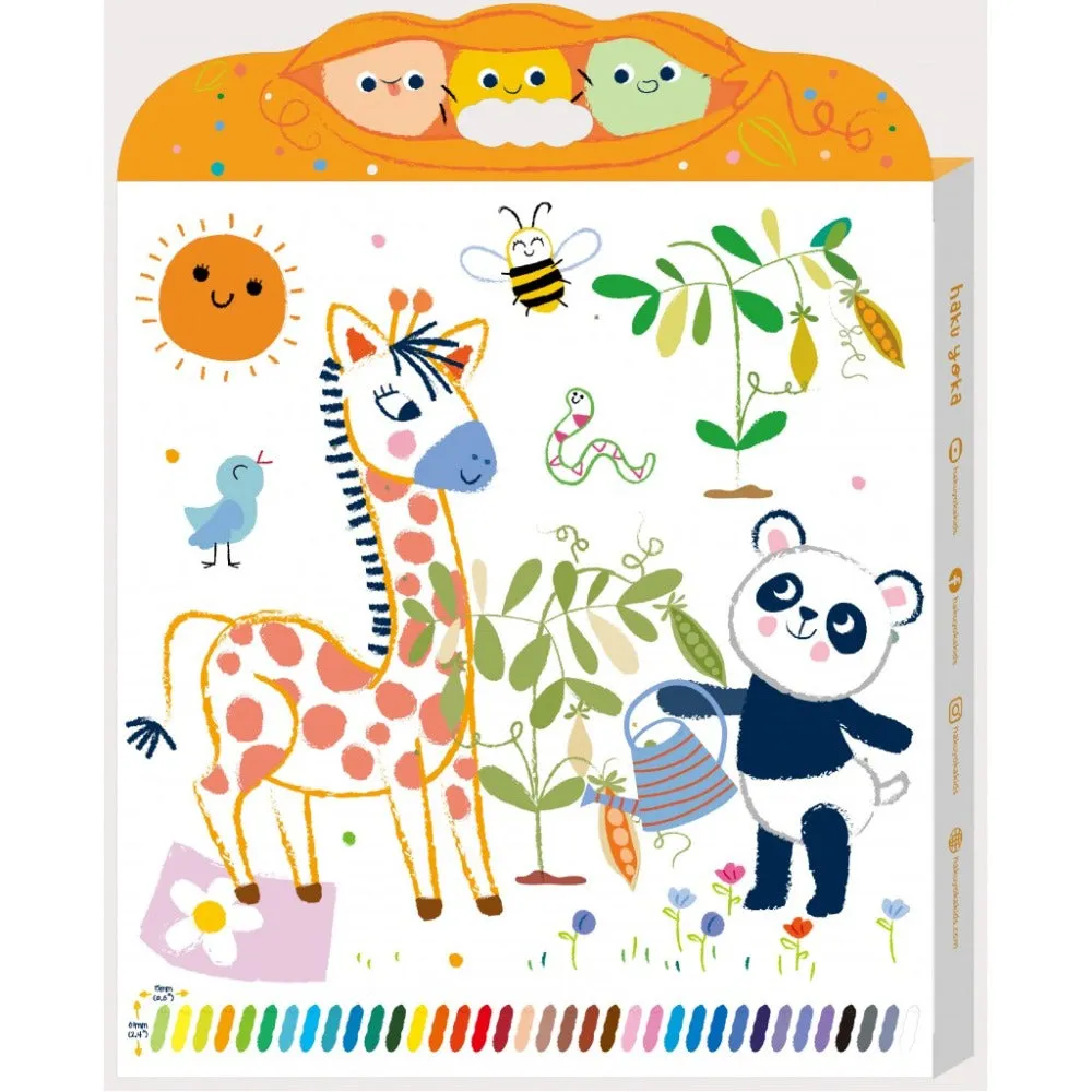 Avenir Happy Pea Pod Crayons