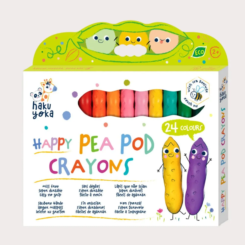 Avenir Happy Pea Pod Crayons
