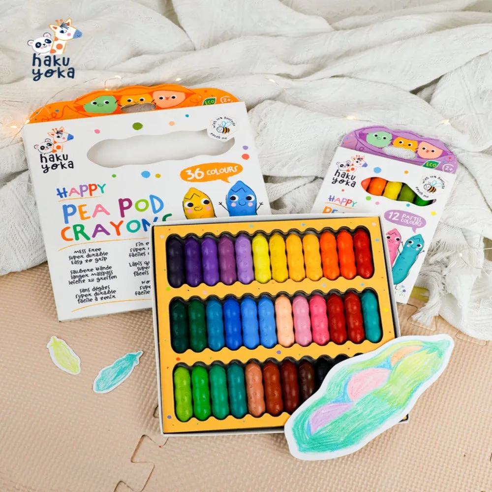 Avenir Happy Pea Pod Crayons