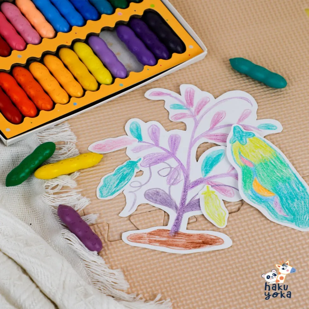 Avenir Happy Pea Pod Crayons