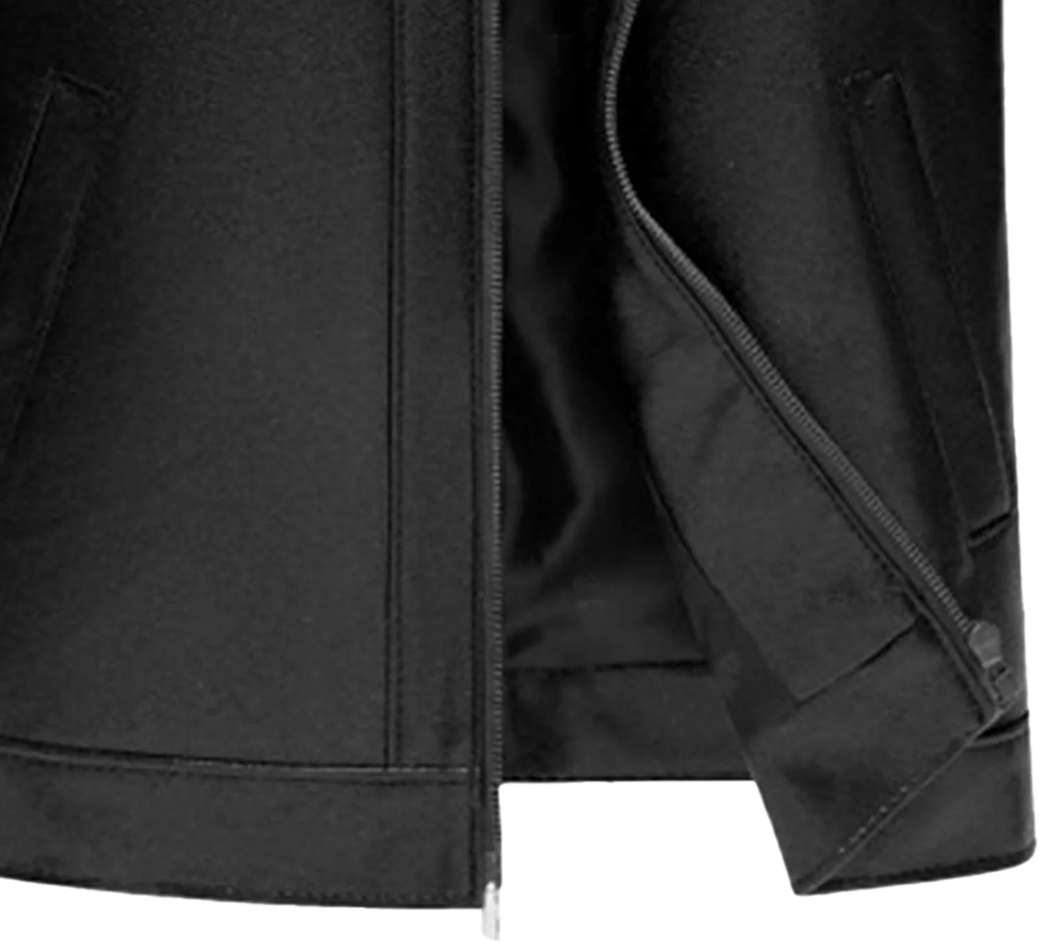 Maiyifu-GJ Men's Vintage Faux Leather Jacket Motorcycle Lightweight Leather Jacket Zip-Up Slim Fit Biker Coat Windbreaker
