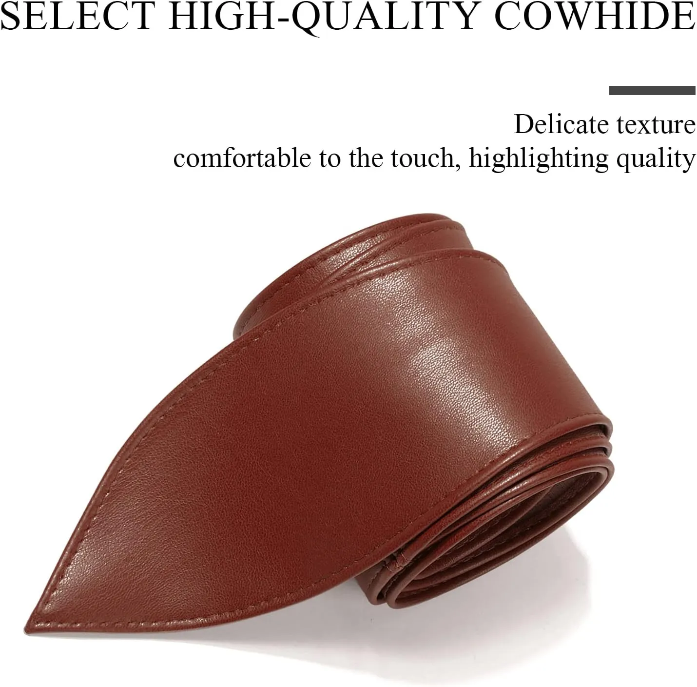 Women Obi Belt Wide Cinch Belt Soft PU Leather Tie Up Wrap Around Waist Belt Knotted Waistband Corset Belt For Dress